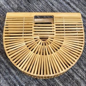 Cult Gaia bamboo purse